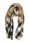 BURBERRY BURBERRY LIGHTWEIGHT CHECK CASHMERE SCARF ARCHIVE BEIGE