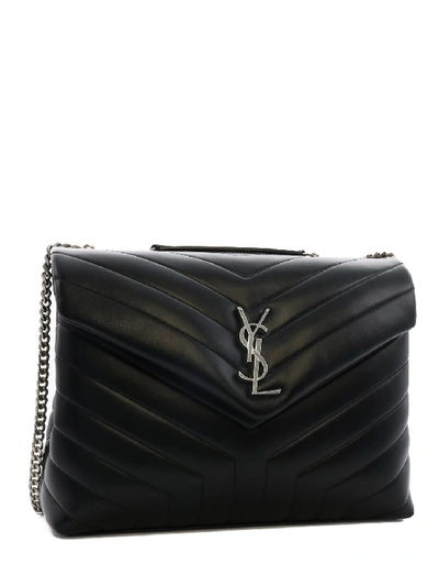 Saint Laurent Loulou Bag Medium In Black