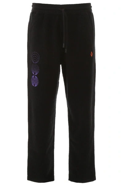 Marcelo Burlon County Of Milan Marcelo Burlon Poster Print Joggers In Black,purple,red