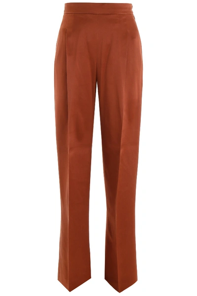 Max Mara Babele Trousers In Brown