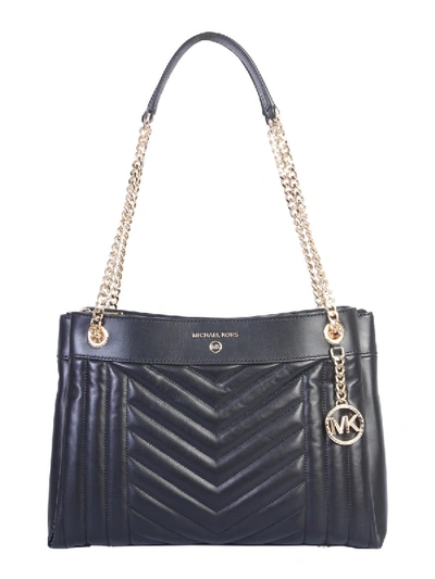 Michael Michael Kors Medium Susan Bag In Nero