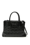 MIU MIU MIU MIU QUILTED SHINE CALFSKIN TOTE BAG