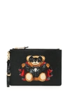 MOSCHINO MOSCHINO BAT TEDDY BEAR POUCH