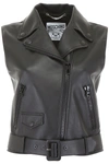 MOSCHINO MOSCHINO LEATHER VEST