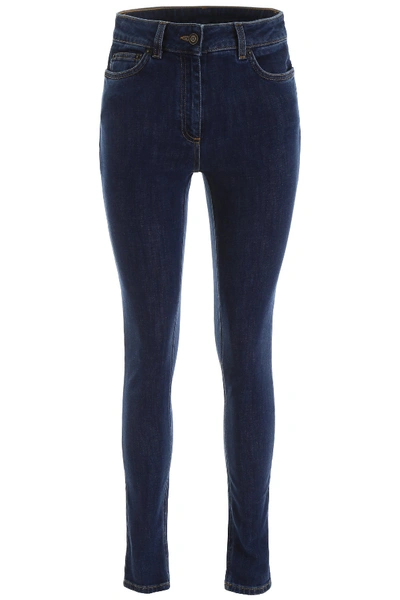 Moschino Teddy Bear Jeans In Blue