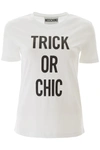 MOSCHINO MOSCHINO TRICK OR CHIC T-SHIRT