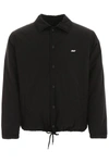 Msgm Black Oversize Jacket In Nero