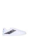 Dsquared2 New Tennis Leather Low-top Sneakers In White