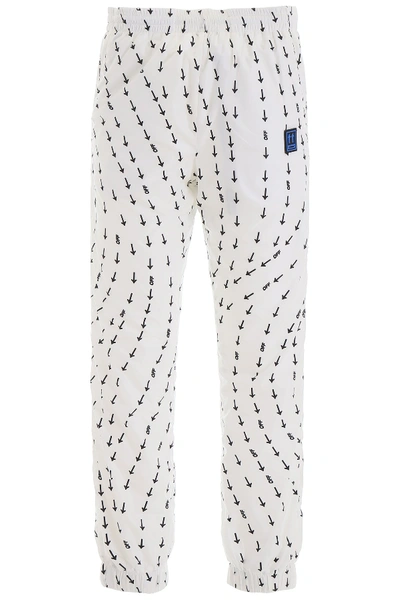 Off-white Printed Joggers In White