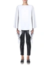 Alberta Ferretti Draped Details Blouse In White
