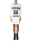 MOSCHINO OVERSIZE FIT DRESS WITH LOGO