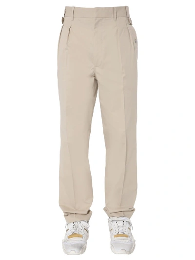 Maison Margiela Pants With Straps In Beige