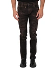 DOLCE & GABBANA PATCH DENIM BROWN