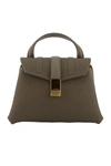 AGNONA POCHETTE GREY SHOULDER BAG