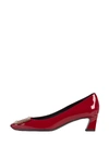 ROGER VIVIER PUMP BELLE VIVIER TROMPETTE RED