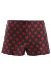 RED VALENTINO RED VALENTINO JACQUARD HEARTS SHORTS