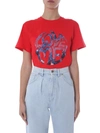 Alberta Ferretti Love Me Embellished T-shirt In Red
