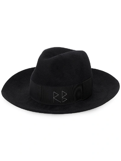Ruslan Baginskiy Black Fedora Hat