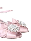 DOLCE & GABBANA SANDAL WITH BOW AND CRYSTALS