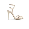 GUCCI SANDALS IN BEIGE PATENT LEATHER