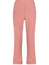SEMICOUTURE SEMICOUTURE TROUSERS PINK