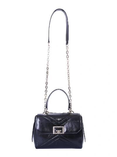 Givenchy Antigona Small Box Calf Leather Satchel Bag, Black