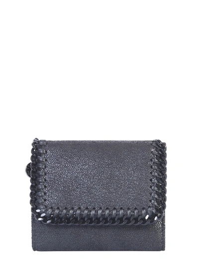 Stella Mccartney Falabella Small Black Polyester Wallet