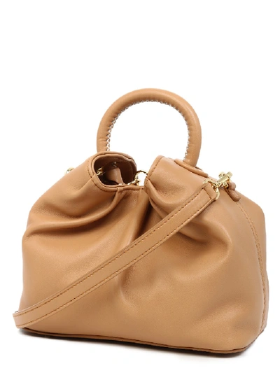 Elleme Dumpling Small Camel Leather Cross-body Bag