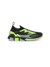 DOLCE & GABBANA SORRENTO NEW SNEAKERS IN FLUO STRETCH KNIT