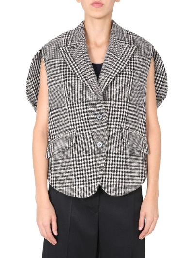 Mm6 Maison Margiela Square Vest In Grigio