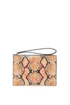 STELLA MCCARTNEY STELLA MCCARTNEY PYTHON PRINT CLUTCH