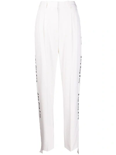 Stella Mccartney Trousers In Bianco