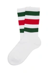 GUCCI STRETCH COTTON SOCKS WITH WEB DETAIL