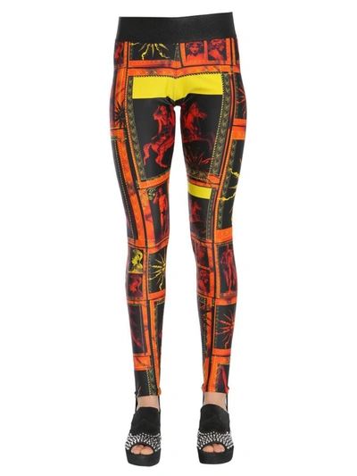 Fausto Puglisi Stretch Leggings In Multicolour