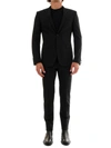 TONELLO SUIT IN BLACK WOOL