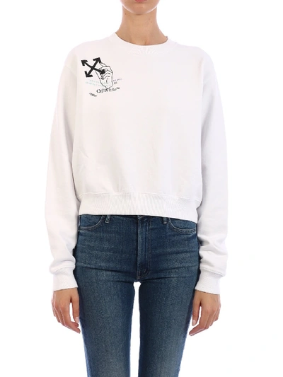 Off-white Sweatshirt Logo White