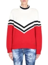 Dsquared2 Dsquared Women Tall Neck Sweater In Red