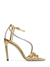 JIMMY CHOO THAIA SANDAL GOLD