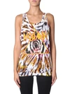 DSQUARED2 TIE AND DYE PRINT TOP