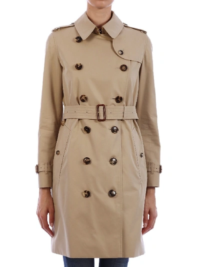 Burberry Trench Coat In Beige