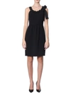Boutique Moschino Chain-embellished Mini Dress In Black