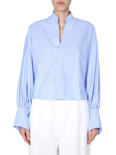 Jejia Blouse In Blue In Azure