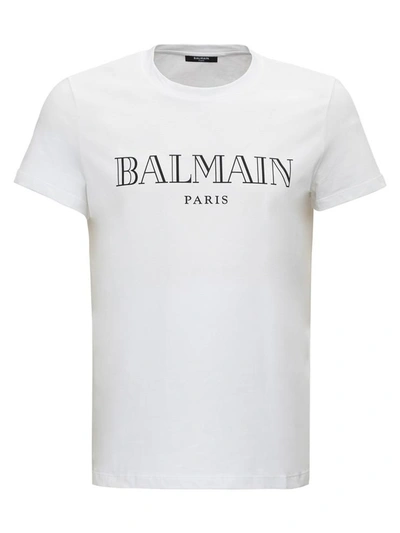 Balmain Vintage Ts T-shirt In White