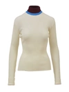 CALVIN KLEIN 205W39NYC WHITE TURTLENECK