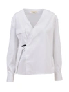 Alyx White Wrap Shirt In White