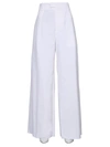 Bottega Veneta Wide Leg Pants In White