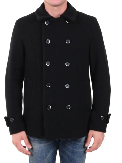Barena Venezia Wool Coat Black