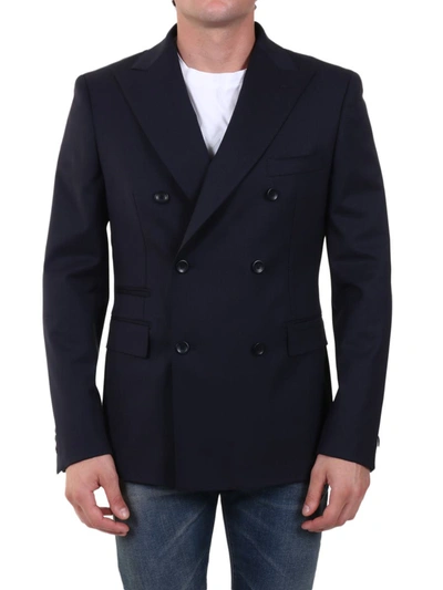 Tonello Wool Jacket Blue - Atterley