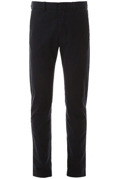 Z Zegna Chino Trousers In Blue