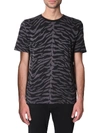 SAINT LAURENT ZEBRA PRINTED T-SHIRT